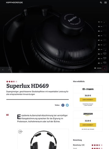 Kopfhoerer.de Superlux HD-669 Kopfhoerer.de Superlux HD-669