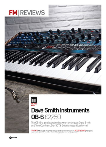 Future Music Dave Smith Instruments OB-6 Future Music Dave Smith Instruments OB-6