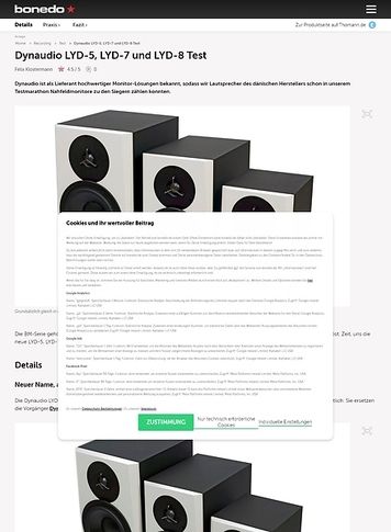 Bonedo.de Dynaudio LYD-5, LYD-7 und LYD-8 Bonedo.de Dynaudio LYD-5, LYD-7 und LYD-8
