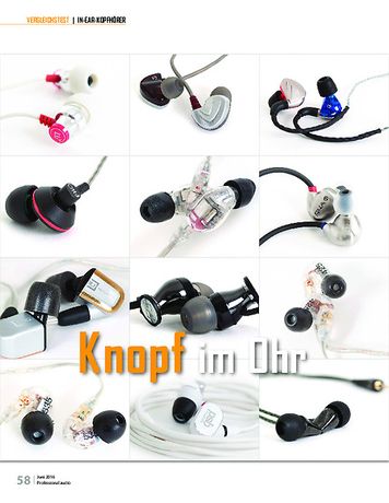 Professional Audio Vergleichstest Inears Professional Audio Vergleichstest Inears