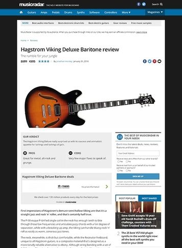 MusicRadar.com Hagstrom Viking Deluxe Baritone MusicRadar.com Hagstrom Viking Deluxe Baritone