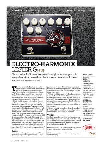 Guitarist Electro-Harmonix Lester G Guitarist Electro-Harmonix Lester G