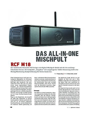 Gitarre & Bass RCFM18 Gitarre & Bass RCFM18