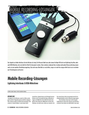 Sound & Recording Lightning Interfaces & USB-Mikrofone Sound & Recording Lightning Interfaces & USB-Mikrofone