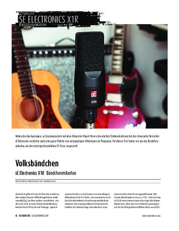 Sound & Recording sE Electronics X1R - Bändchenmikrofon Sound & Recording sE Electronics X1R - Bändchenmikrofon