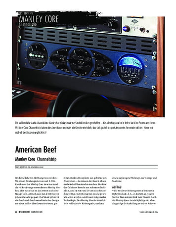 Sound & Recording Manley Core - Channelstrip Sound & Recording Manley Core - Channelstrip