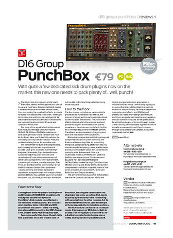 Computer Music D16 Group PunchBox Computer Music D16 Group PunchBox