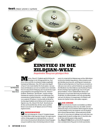 Sticks Zildjian Planet Z Cymbals Sticks Zildjian Planet Z Cymbals