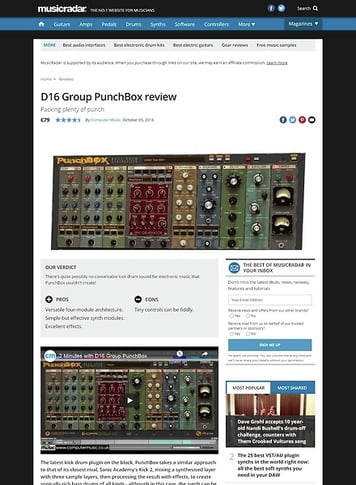 MusicRadar.com D16 Group PunchBox MusicRadar.com D16 Group PunchBox