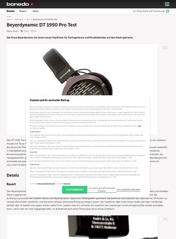 Bonedo.de Beyerdynamic DT 1990 Pro Bonedo.de Beyerdynamic DT 1990 Pro
