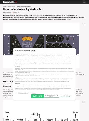 Bonedo.de Universal Audio Manley Voxbox Bonedo.de Universal Audio Manley Voxbox