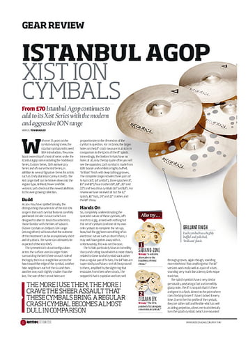 Rhythm Istanbul Agop Xist ION Cymbals Rhythm Istanbul Agop Xist ION Cymbals