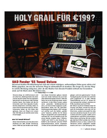 Gitarre & Bass UAD Fender '55 Tweed Deluxe, Modeling-Software Gitarre & Bass UAD Fender '55 Tweed Deluxe, Modeling-Software