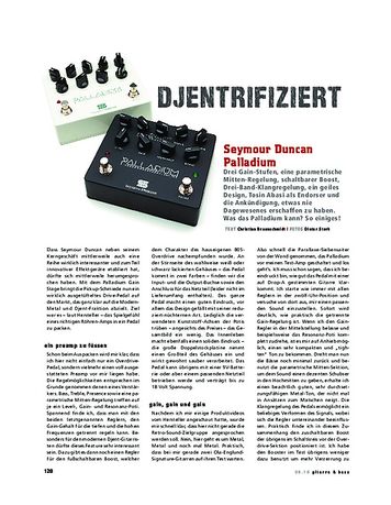 Gitarre & Bass Seymour Duncan Palladium, Djent-Zerrer Gitarre & Bass Seymour Duncan Palladium, Djent-Zerrer