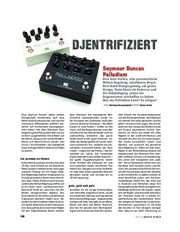 Gitarre & Bass Seymour Duncan Palladium, Djent-Zerrer Gitarre & Bass Seymour Duncan Palladium, Djent-Zerrer