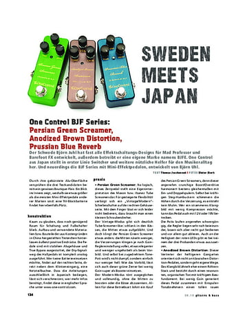 Gitarre & Bass One Control BJF Series, FX-Pedale Gitarre & Bass One Control BJF Series, FX-Pedale