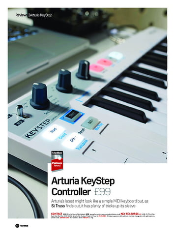 Future Music Arturia KeyStep Controller Future Music Arturia KeyStep Controller