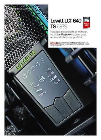 Future Music Lewitt LCT 640 TS Future Music Lewitt LCT 640 TS