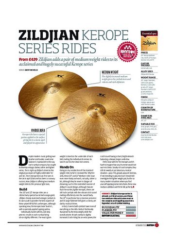 Rhythm Zildjian Kerope Series Rides Rhythm Zildjian Kerope Series Rides