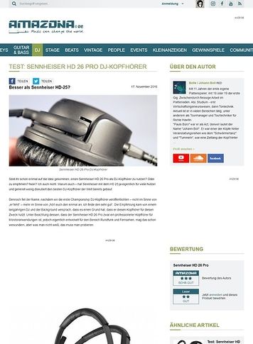Amazona.de Sennheiser HD 26 Pro Amazona.de Sennheiser HD 26 Pro