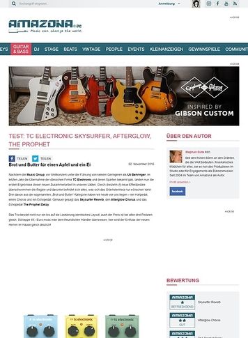 Amazona.de TC Electronic Skysurfer, Afterglow, The Prophet Amazona.de TC Electronic Skysurfer, Afterglow, The Prophet