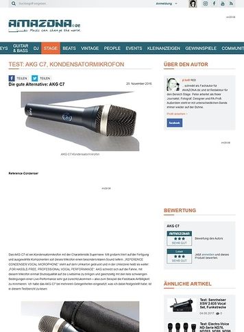 Amazona.de AKG C7 Amazona.de AKG C7