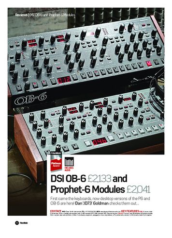 Future Music Prophet-6 Module Future Music Prophet-6 Module
