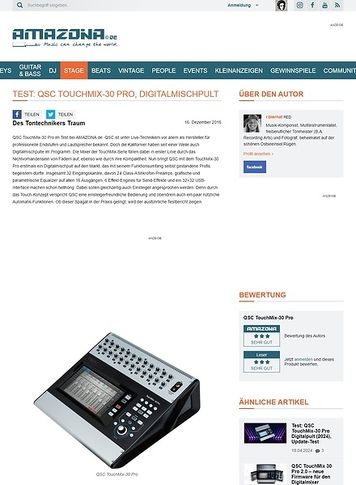 Amazona.de QSC TouchMix-30 Pro Amazona.de QSC TouchMix-30 Pro