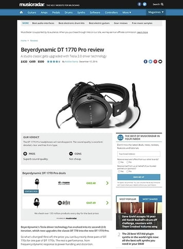 MusicRadar.com Beyerdynamic DT 1770 Pro MusicRadar.com Beyerdynamic DT 1770 Pro