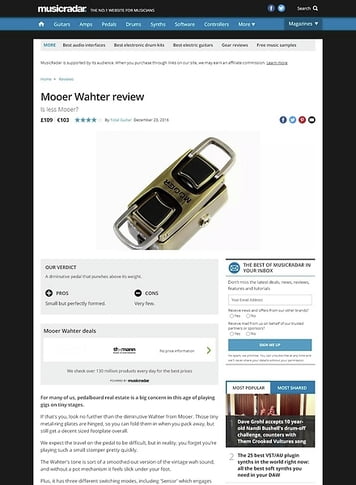 MusicRadar.com Mooer Wahter MusicRadar.com Mooer Wahter