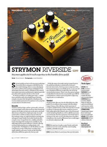 Guitarist Strymon Riverside Guitarist Strymon Riverside