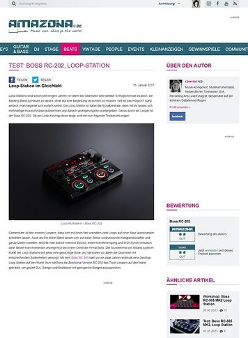 Amazona.de Boss RC-202 Amazona.de Boss RC-202