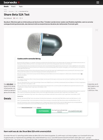 Bonedo.de Shure Beta 52A Bonedo.de Shure Beta 52A