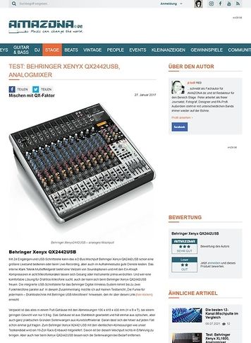 Amazona.de Behringer Xenyx QX2442USB Amazona.de Behringer Xenyx QX2442USB