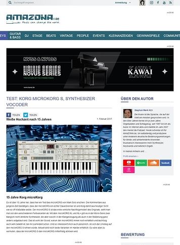 Amazona.de Korg microKORG S Amazona.de Korg microKORG S