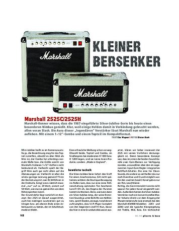 Gitarre & Bass Marshall 2525C/2525H Gitarre & Bass Marshall 2525C/2525H