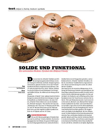 Sticks Zildjian S Family Medium Cymbals Sticks Zildjian S Family Medium Cymbals
