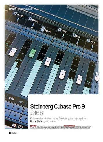Future Music Steinberg Cubase Pro 9 Future Music Steinberg Cubase Pro 9
