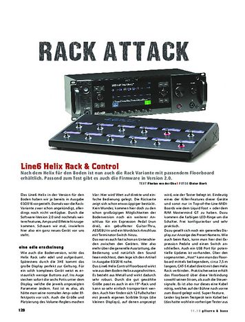 Gitarre & Bass Line6 Helix Rack & Control Gitarre & Bass Line6 Helix Rack & Control