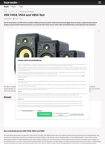 Bonedo.de KRK V4S4, V6S4 und V8S4 Bonedo.de KRK V4S4, V6S4 und V8S4