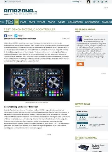 Amazona.de Denon MC7000 Amazona.de Denon MC7000