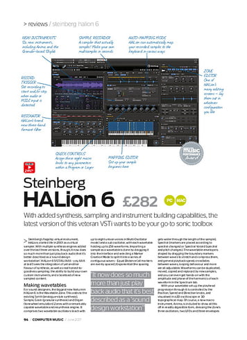 Computer Music Steinberg HALion 6 Computer Music Steinberg HALion 6