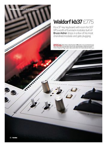 Future Music Waldorf kb37 Future Music Waldorf kb37