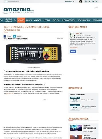 Amazona.de Stairville DMX-Master I Amazona.de Stairville DMX-Master I