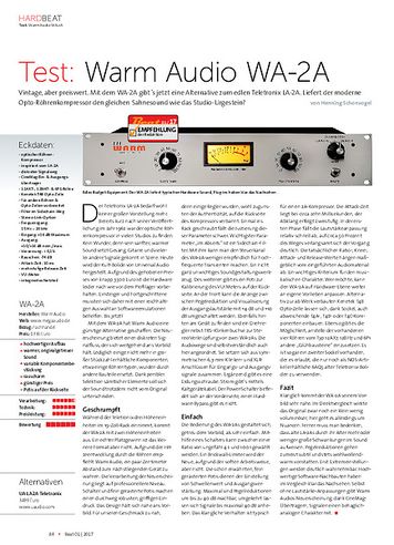 Beat Warm Audio WA-2A Beat Warm Audio WA-2A