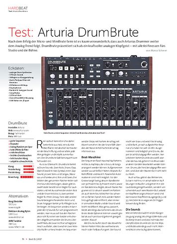 Beat Arturia DrumBrute Beat Arturia DrumBrute
