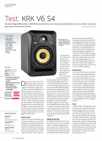 Beat KRK V6 S4 Beat KRK V6 S4