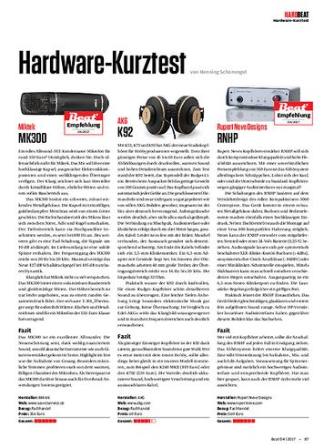 Beat Miktek MK300, AKG K92, Rupert Neve Designs RNHP Beat Miktek MK300, AKG K92, Rupert Neve Designs RNHP