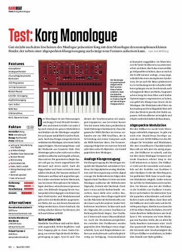 Beat Korg Monologue Beat Korg Monologue