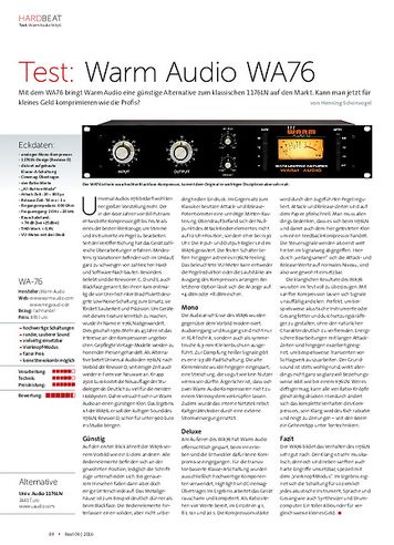 Beat Warm Audio WA76 Beat Warm Audio WA76